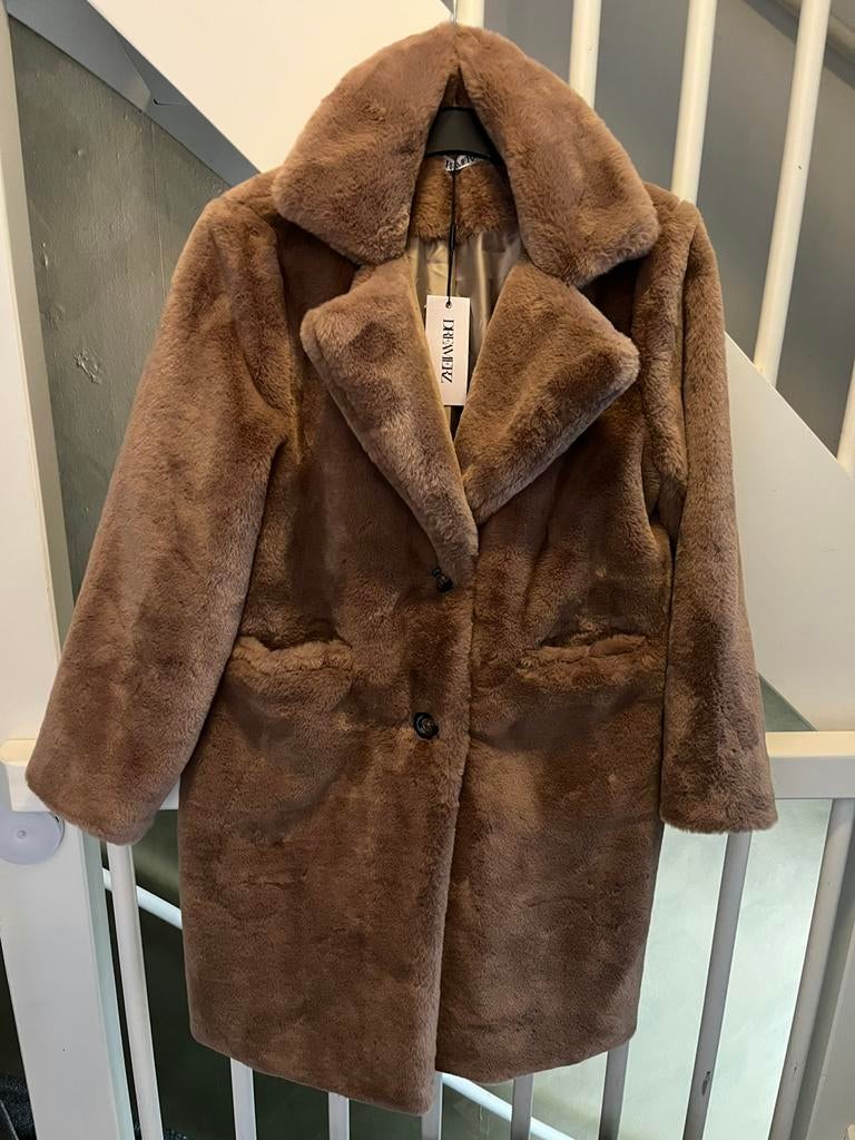 Mooi bontjas “Nieuw”, Kleding | Dames, Ophalen of Verzenden, Nieuw, Maat 46/48 (XL) of groter, Bruin