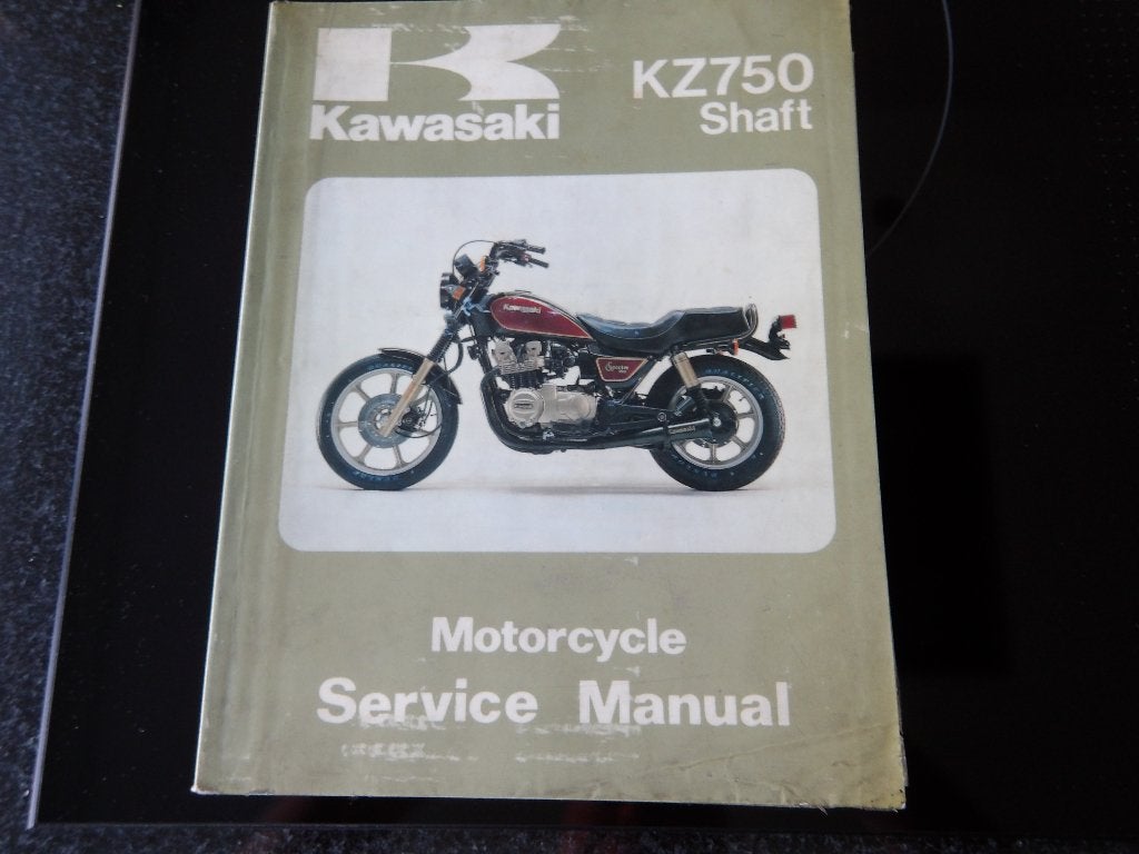 Kawasaki KZ750 Shaft Service Manual (1982-1992), Motoren, Handleidingen en Instructieboekjes, Ophalen of Verzenden, Kawasaki