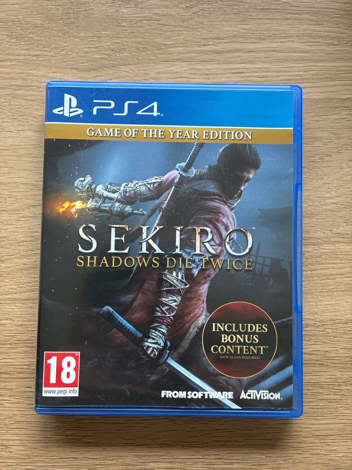 Sekiro: Shadows Die Twice - Game of the Year Edition PS4, Spelcomputers en Games, Avontuur en Actie, Vanaf 18 jaar, Verzenden