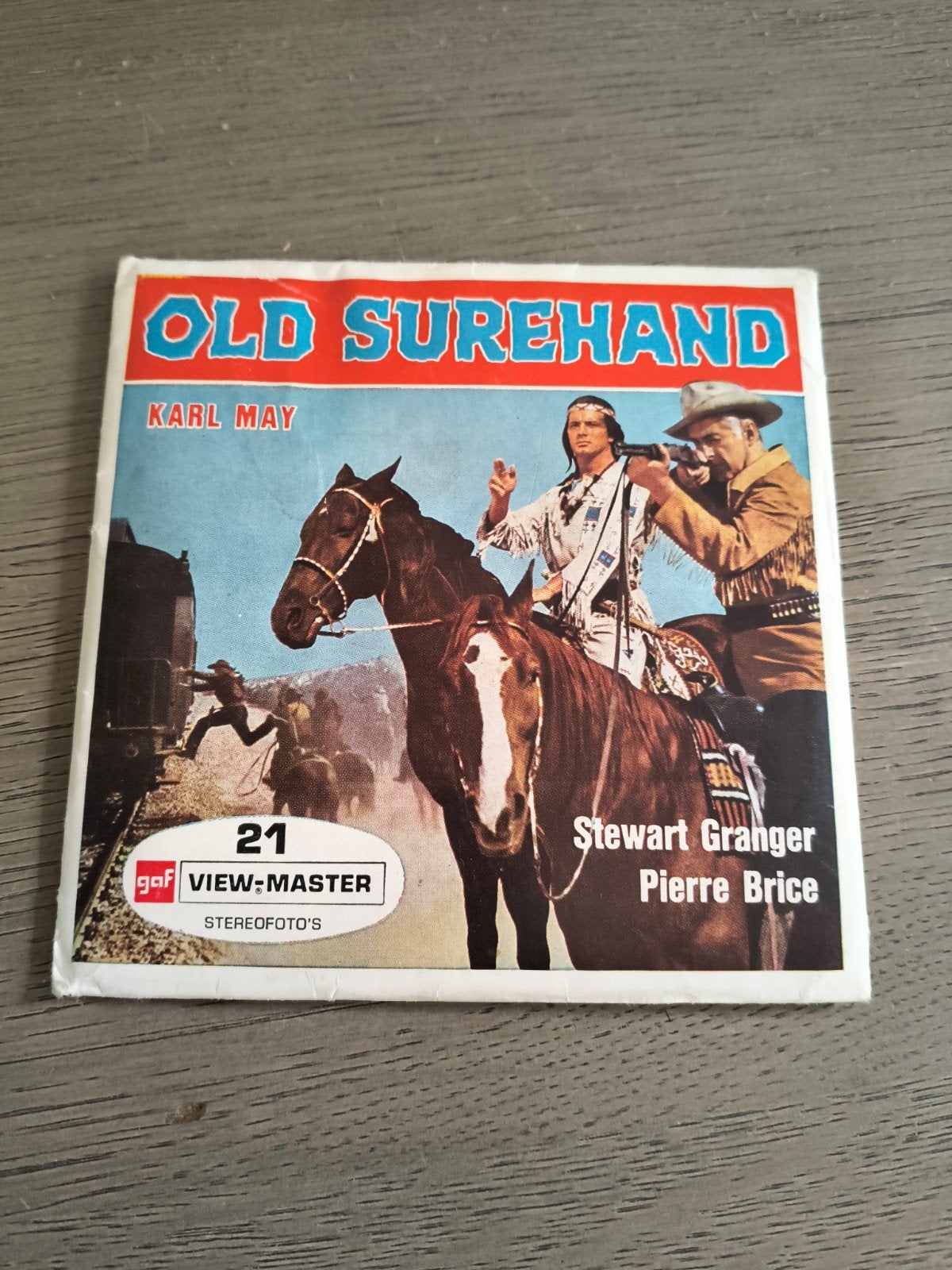 Vintage View-Master: Old Surehand (Karl May), Ophalen of Verzenden