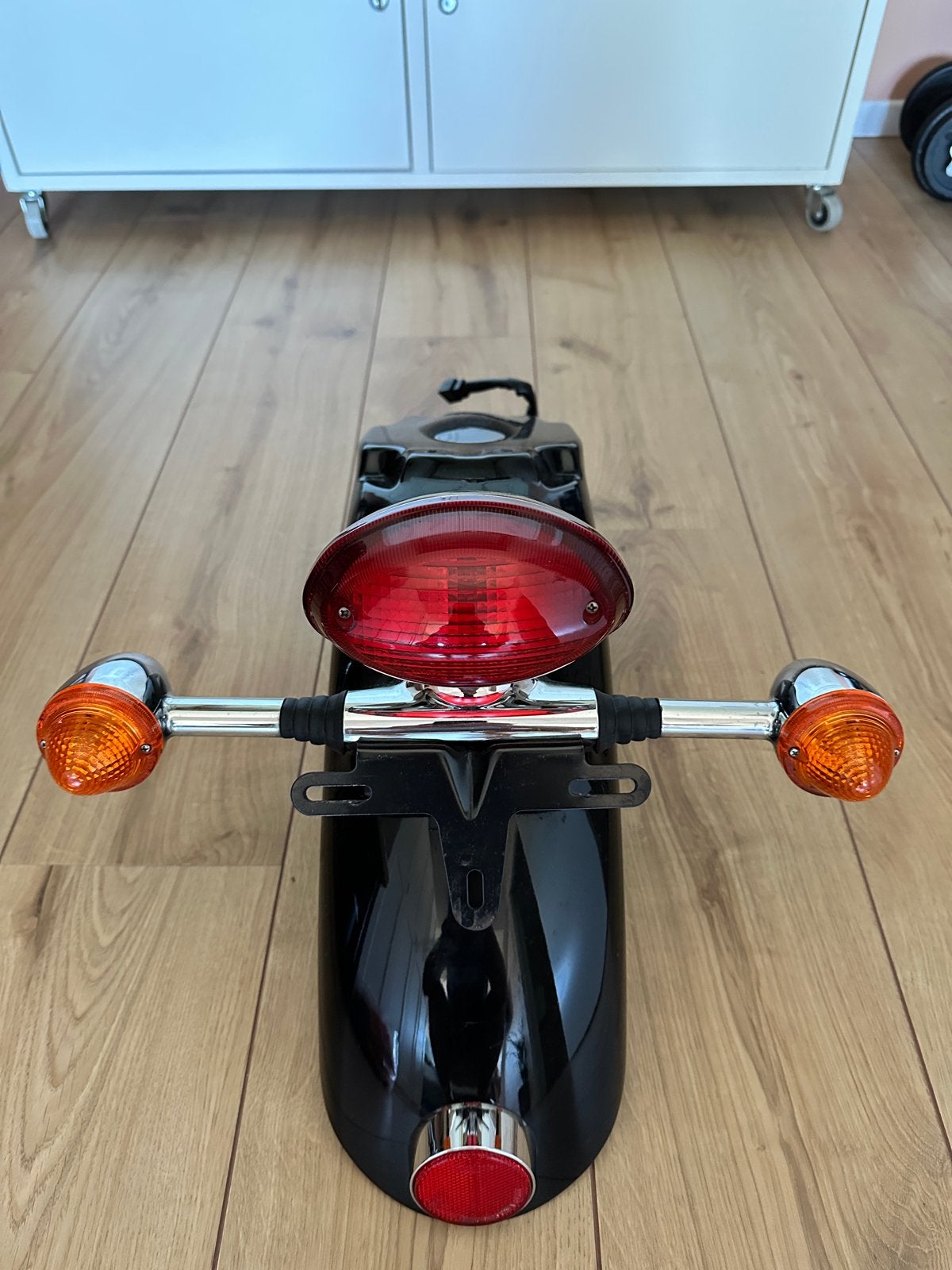 Triumph T100 Zwart Achterspatbord met Verlichting Nieuw, Ophalen of Verzenden, Nieuw