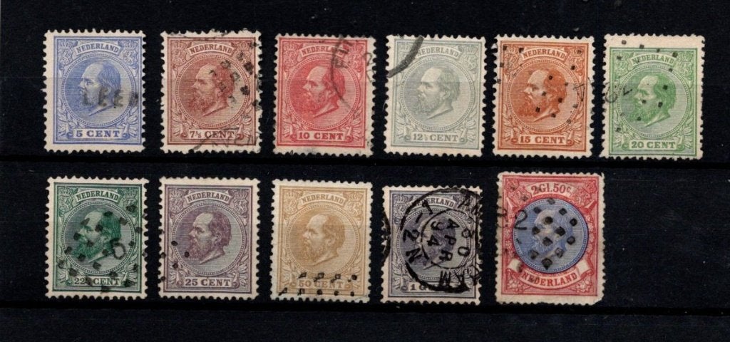 Oud Nederland gestempeld - 19/29 - 1872  --  T111, Postzegels en Munten, Postzegels | Nederland, Verzenden, Gestempeld