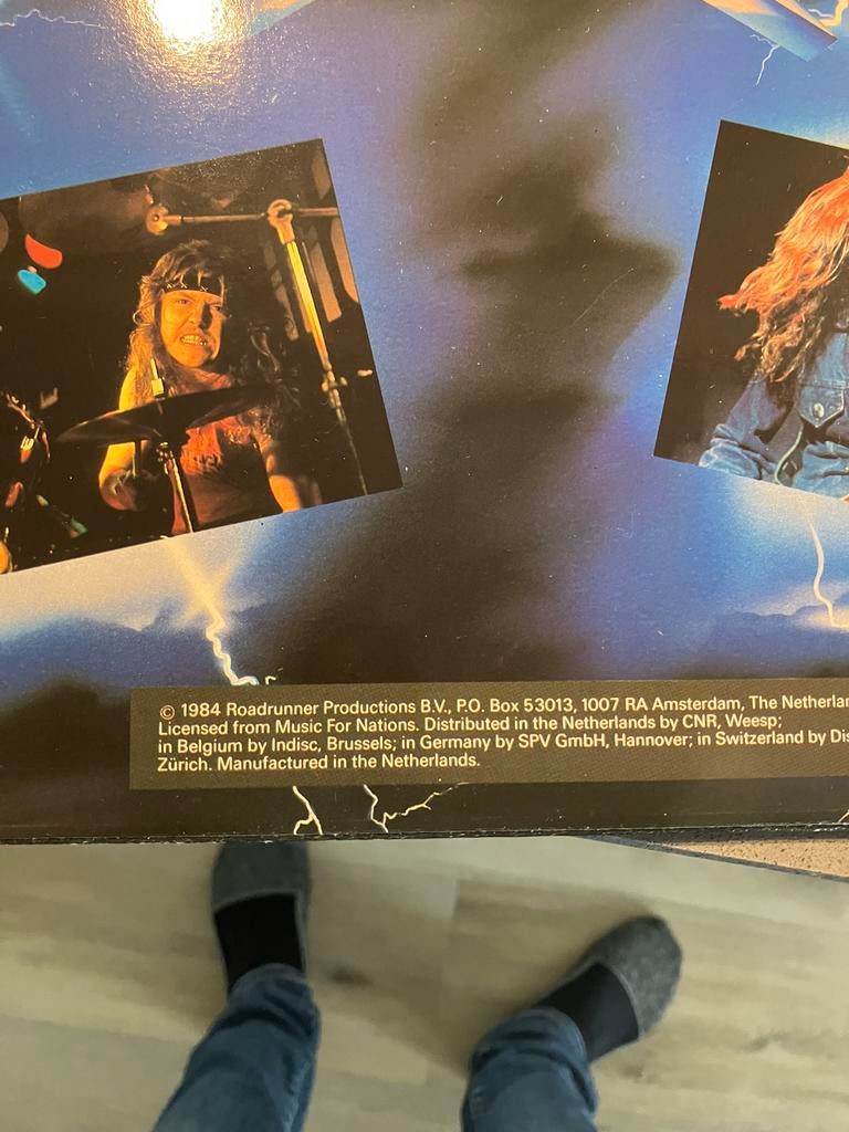 LP origineel 1984 Metallica, Ophalen of Verzenden, Zo goed als nieuw