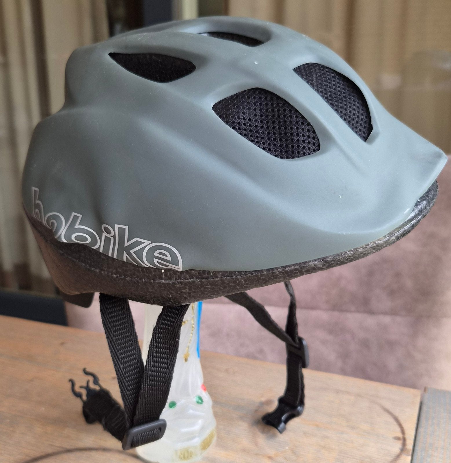 Bobike Fietshelm XS Grijs, XS, Gebruikt, Jongen of Meisje, Ophalen of Verzenden