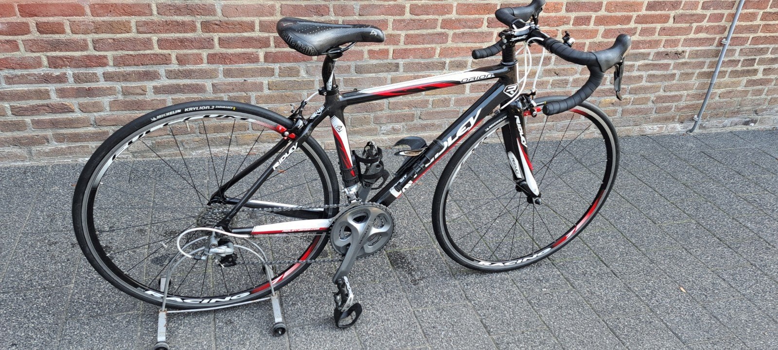 Ridley Orion racefiets met Shimano Ultegra 6700 groep, 28 inch, Gebruikt, Velgrem, Aluminium