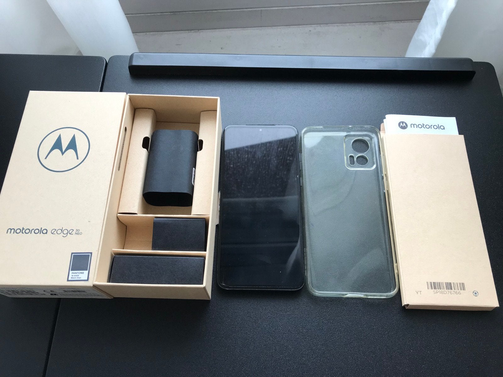 Motorola Edge 30 Neo 256 GB - Zwart (Black Onyx), Gebruikt, Ophalen of Verzenden, Klassiek of Candybar, Zonder simlock