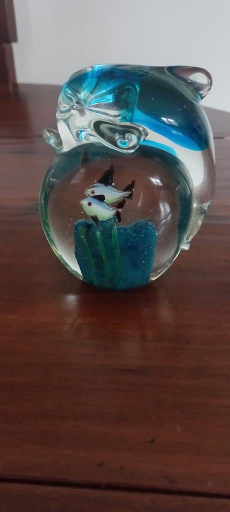 Murano Dolfijn en Vissen, Antiek en Kunst, Ophalen of Verzenden
