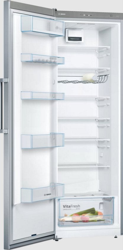 Bosch koelkast KSV33VLEP - Serie 4 - RVS, Zonder vriesvak, 200 liter of meer, BSH Huishoudapparaten, 60 cm of meer