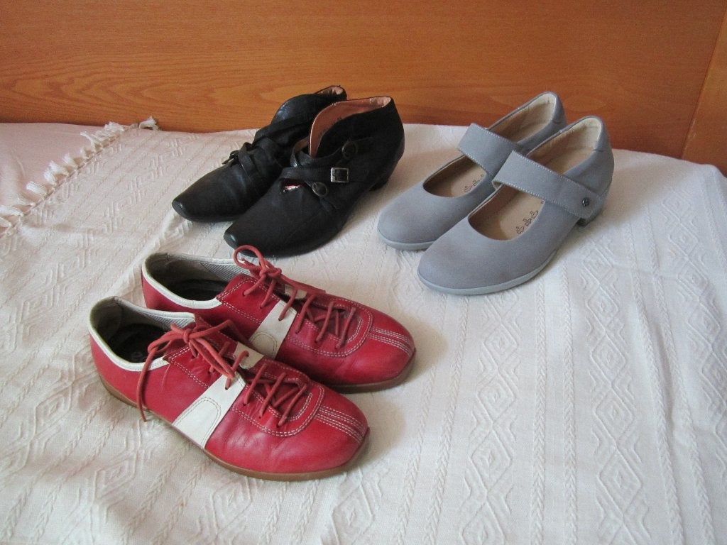 Think+Hartjes+Rieker+Ecco schoenen maat 38, Schoenen met lage hakken, Verzenden, Zwart, Zo goed als nieuw