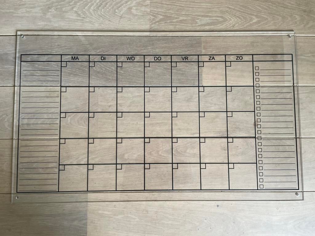 Planbord met maandindeling, Ophalen, Zo goed als nieuw