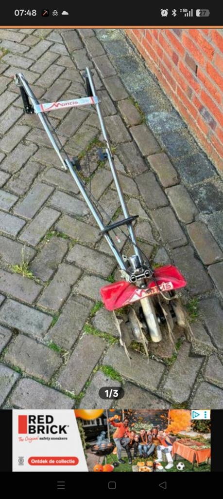 Mantis Cultivator/Grondfrees - Compact en Krachtig, Ophalen, Gebruikt, Cultivator, Mantis