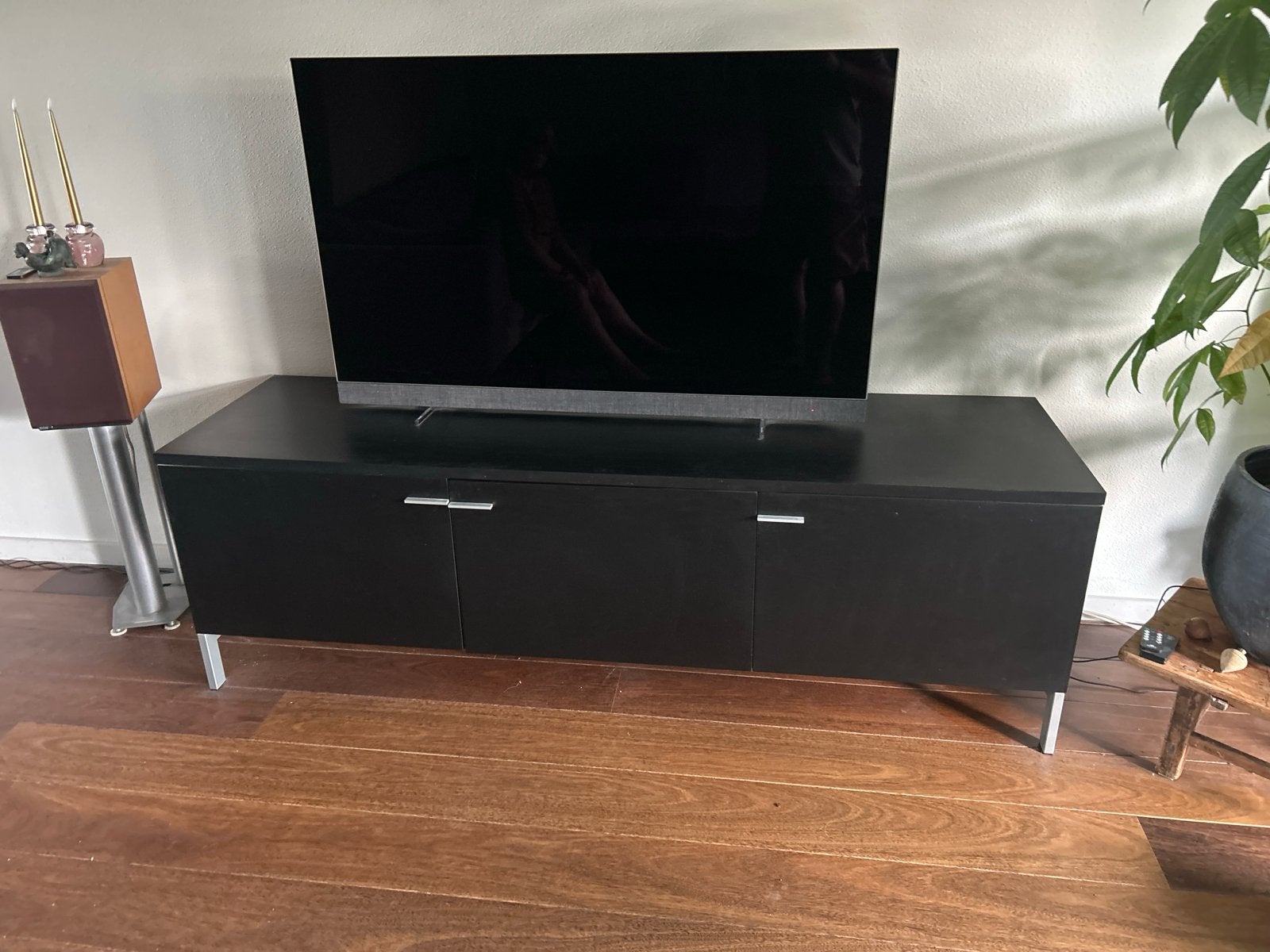 Pastoe dressoir/tv-meubel - Zwart, Huis en Inrichting, Kasten | Televisiemeubels, Ophalen, Gebruikt, 150 tot 200 cm, Minder dan 100 cm