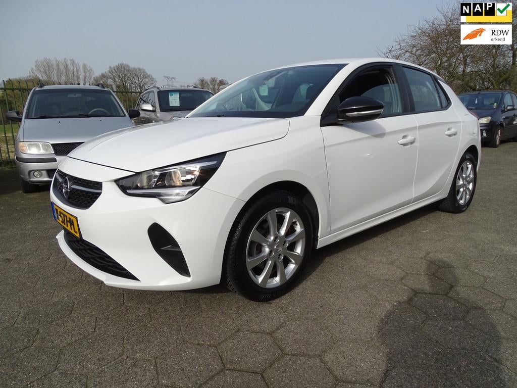 Opel Corsa 1.2 Edition AIRCO/LMV/CRUISE/APPLE CARPLAY/5 DEUR, Voorwielaandrijving, Stof, Wit, Origineel Nederlands