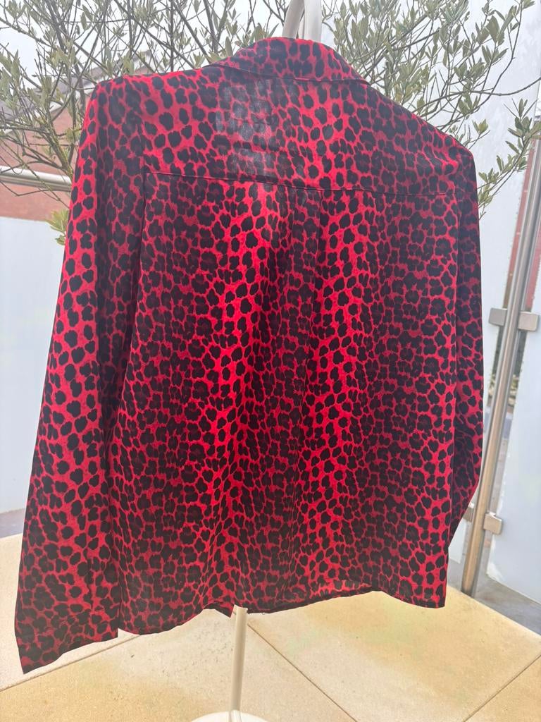 Blouse van Loavies, Kleding | Dames, Blouses en Tunieken, Ophalen of Verzenden, Zo goed als nieuw, Maat 38/40 (M), Rood