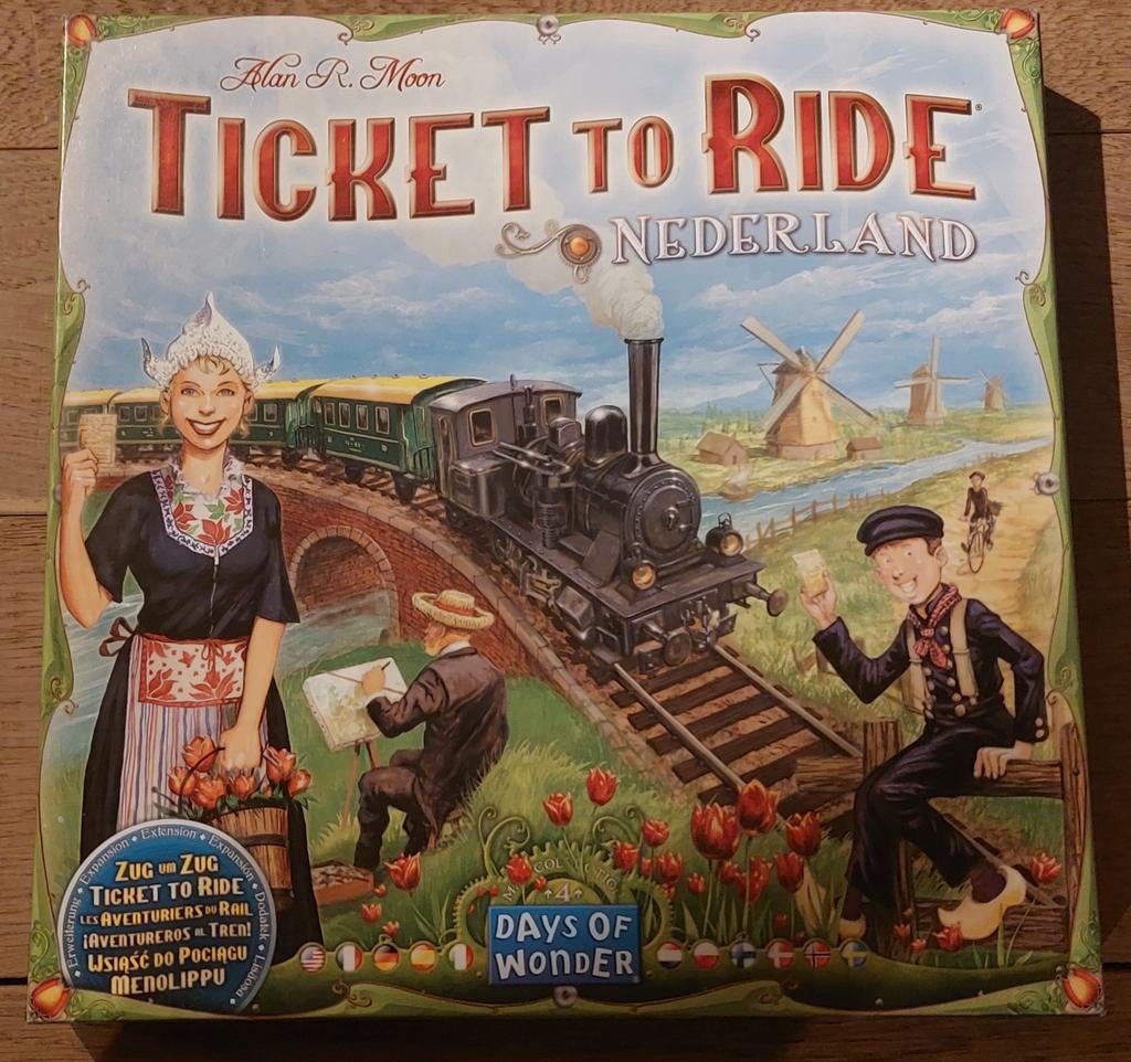 Ticket to Ride Nederland bordspel - Zo goed als nieuw, Vijf spelers of meer, Ophalen of Verzenden, Zo goed als nieuw, Days of Wonder