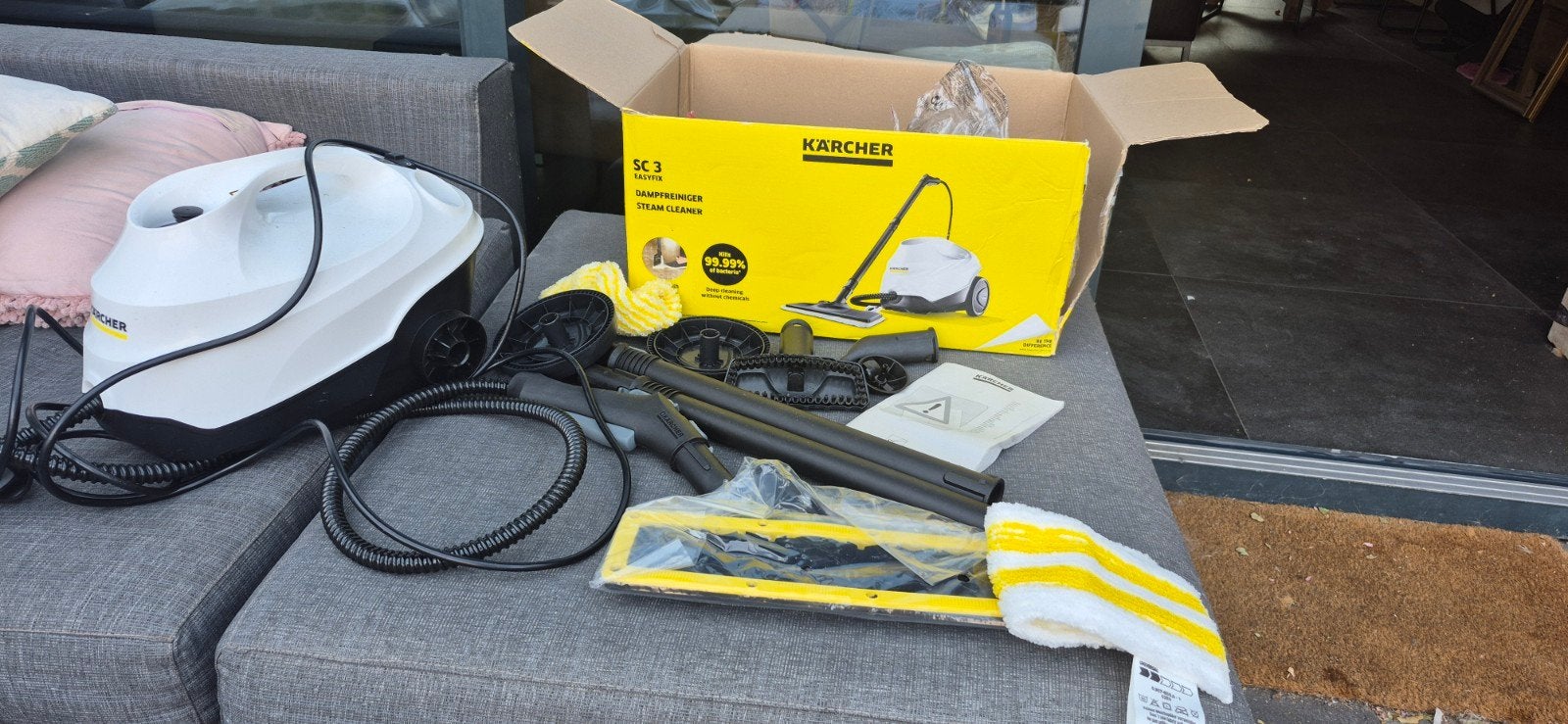 Kärcher SC 3 EasyFix, Ophalen, Zo goed als nieuw, Stoomreiniger