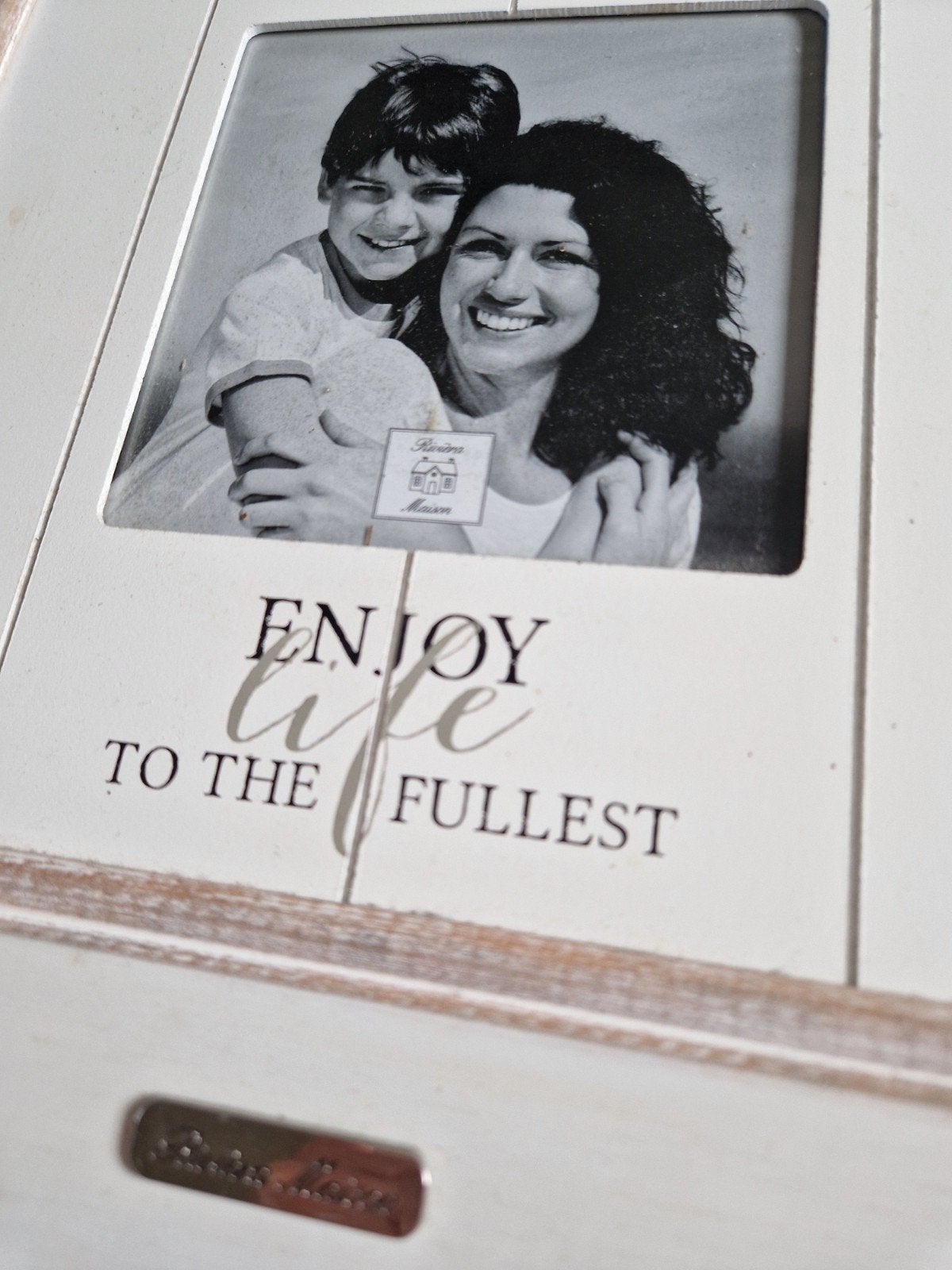 Riviera Maison hamptons photoframe 2 stuks., Huis en Inrichting, 35 cm, Met afbeelding, Ophalen of Verzenden, Zo goed als nieuw