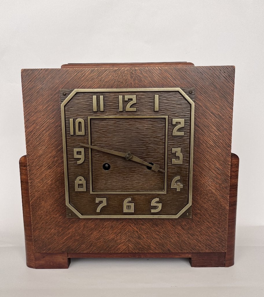 Art Deco klok, Amsterdamse School stijl, Antiek en Kunst, Antiek | Klokken, Ophalen of Verzenden