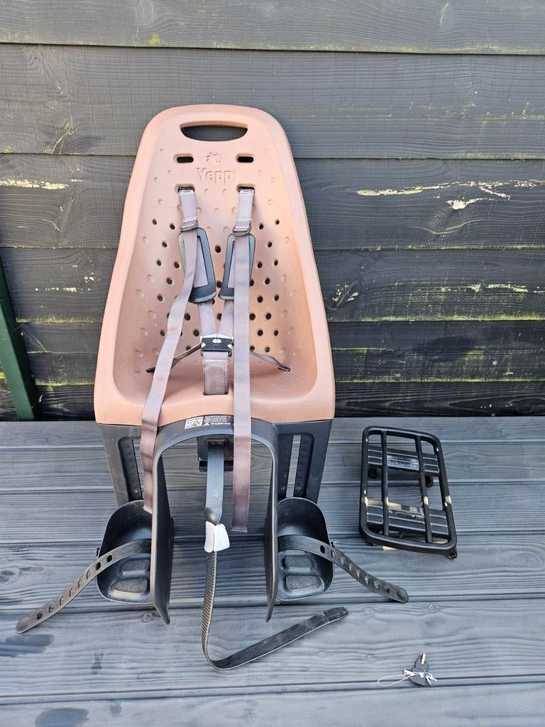 Thule Yepp Maxi fietsstoel achter incl easyfit adapter, Ophalen, Achterzitje, Yepp, 9 t/m 36 kg