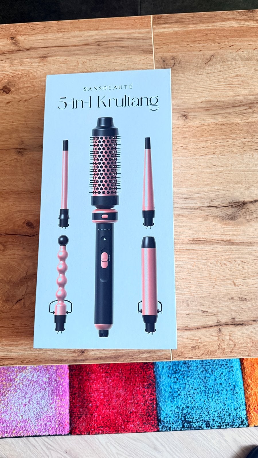 Sansbeauté 5-in-1 Krultang €20 - Zo goed als nieuw, Ophalen of Verzenden, Zo goed als nieuw, Krultang of Stijltang