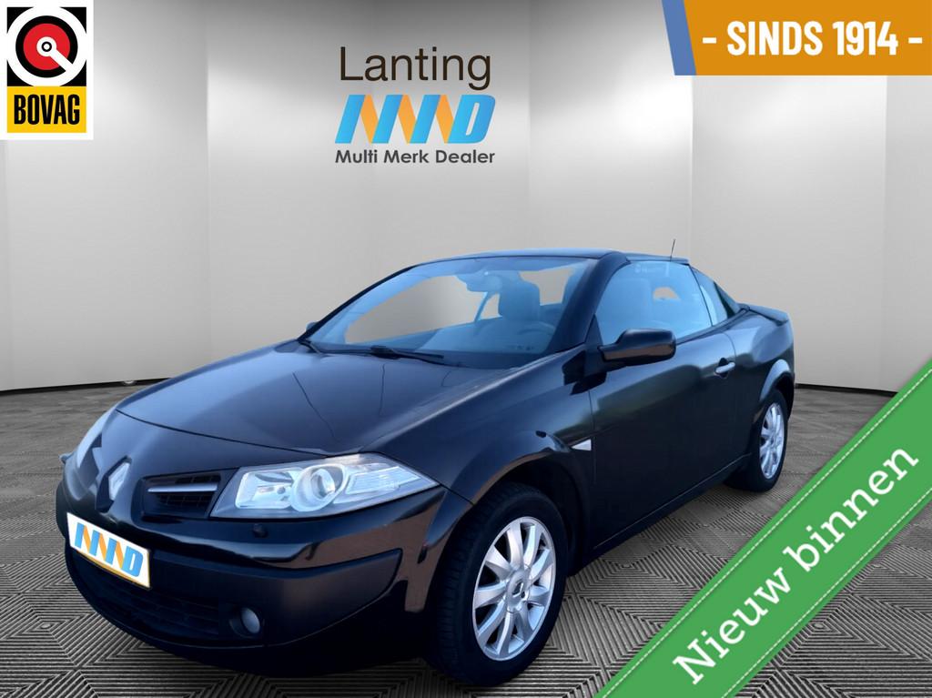 Renault Mégane Coupé-Cabriolet 1.6-16V Tech Line Automaat, Gebruikt, 4 cilinders, 4 stoelen, Zwart