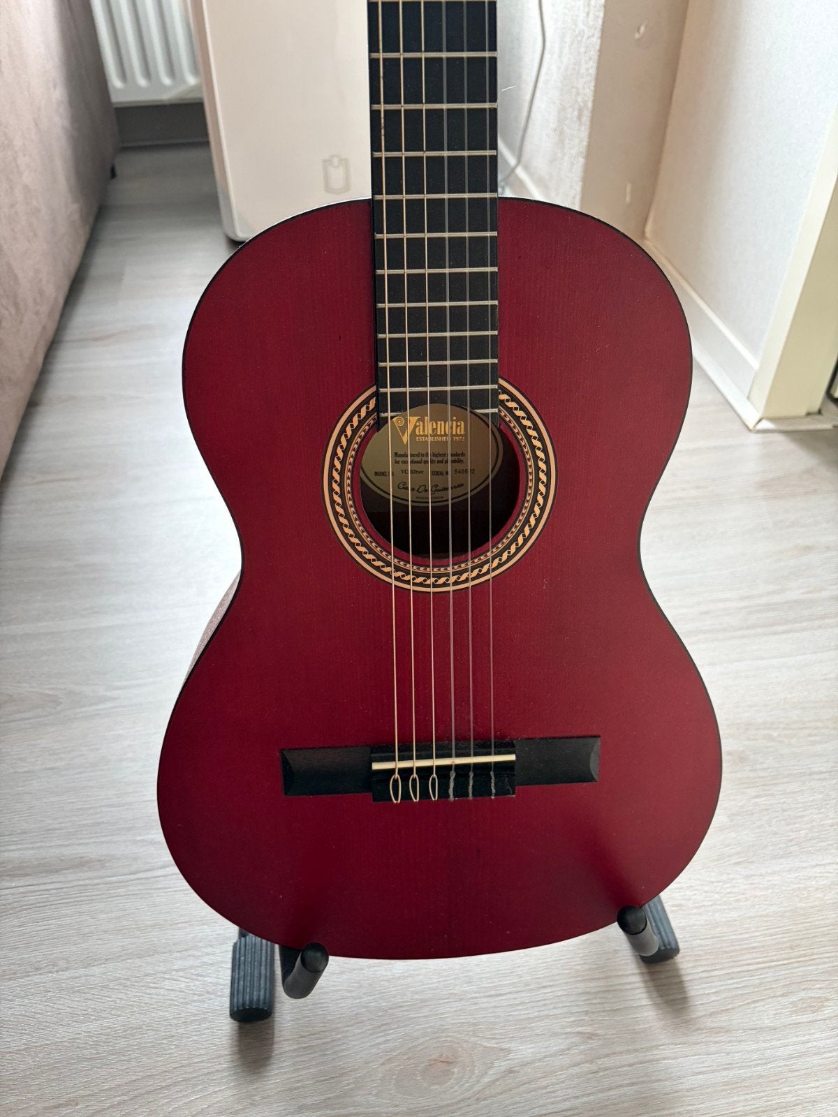 Valencia akoestische klassieke gitaar Onbespeeld., Ophalen, Nieuw, Solid body, Overige merken