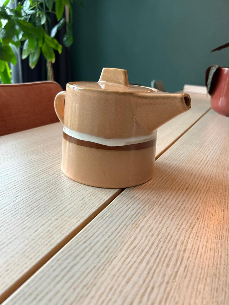 HK living 70’s theepot - zo goed als nieuw, Huis en Inrichting, Keuken | Servies, Keramiek, Overige typen, Ophalen of Verzenden