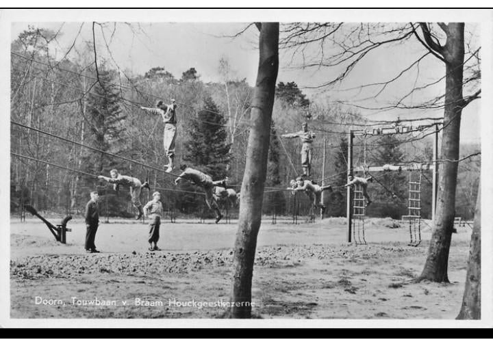 Touwbaan Van Braam Houckgeestkazerne Doorn, Verzenden, 1940 tot 1960, Gelopen, Utrecht