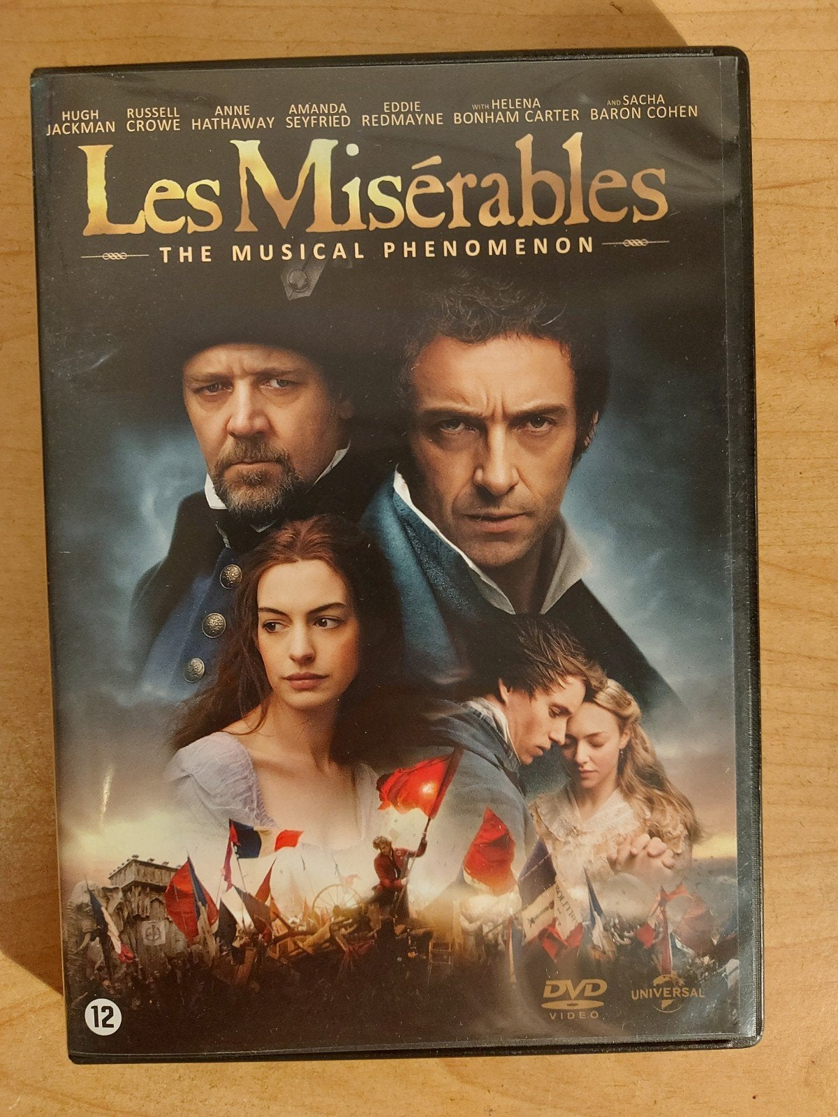 Les Miserables - Hugh Jackman Anne Hathaway, Cd's en Dvd's, Alle leeftijden, Ophalen of Verzenden, Zo goed als nieuw