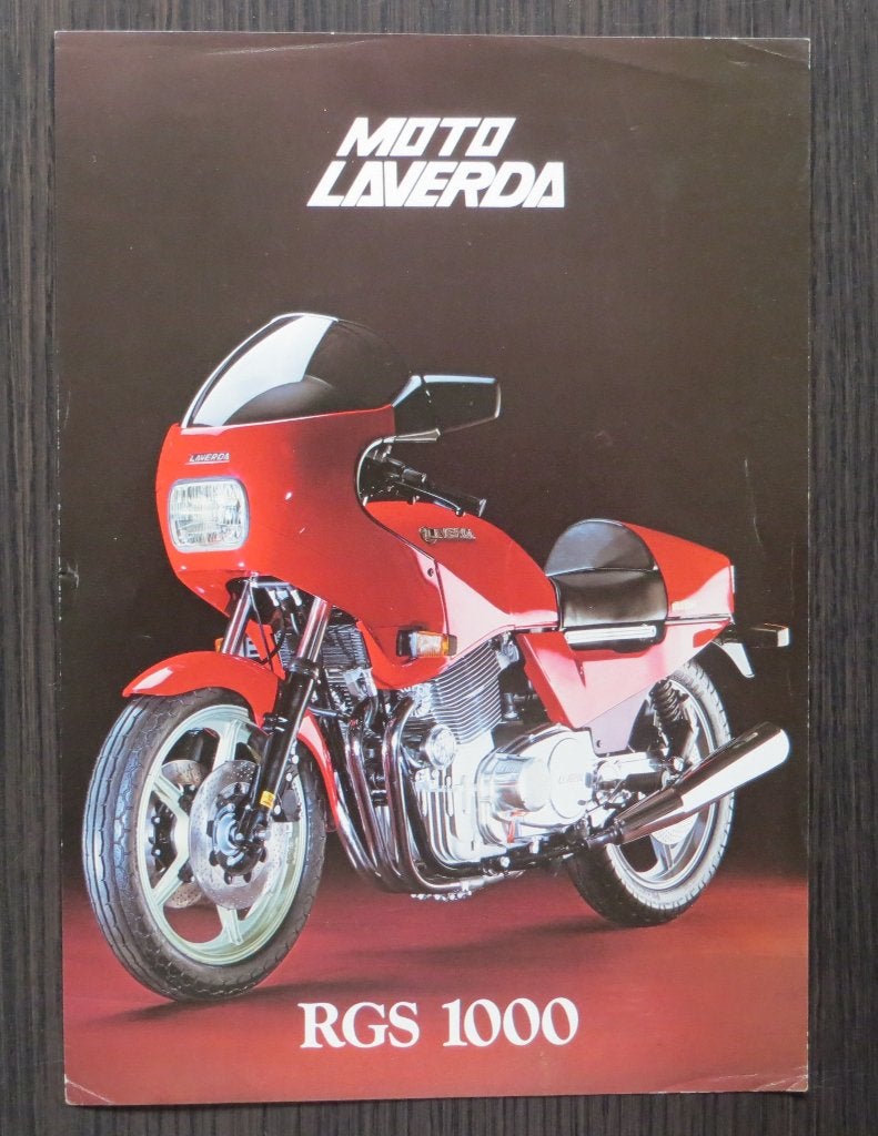 Flyer Laverda RGS 1000 - circa 1983 (Italiaans) - 2 blz, Verzenden, Overige merken