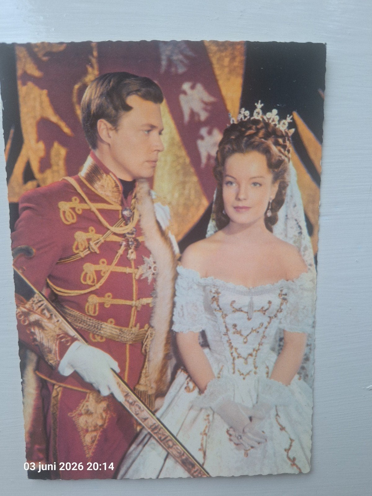 Sissi Romy Schneider kleurenkaart, Ophalen of Verzenden, Zo goed als nieuw, Film, Foto of Kaart