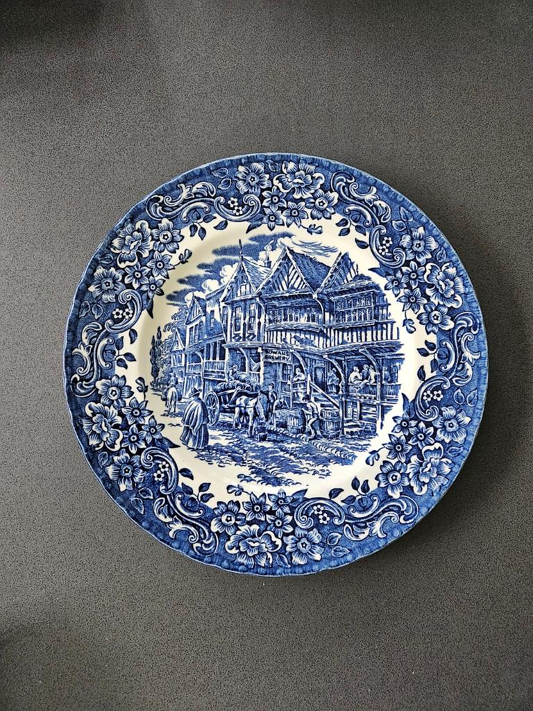 Royal Tudor Ware 17th Century England decoratief bord, Ophalen