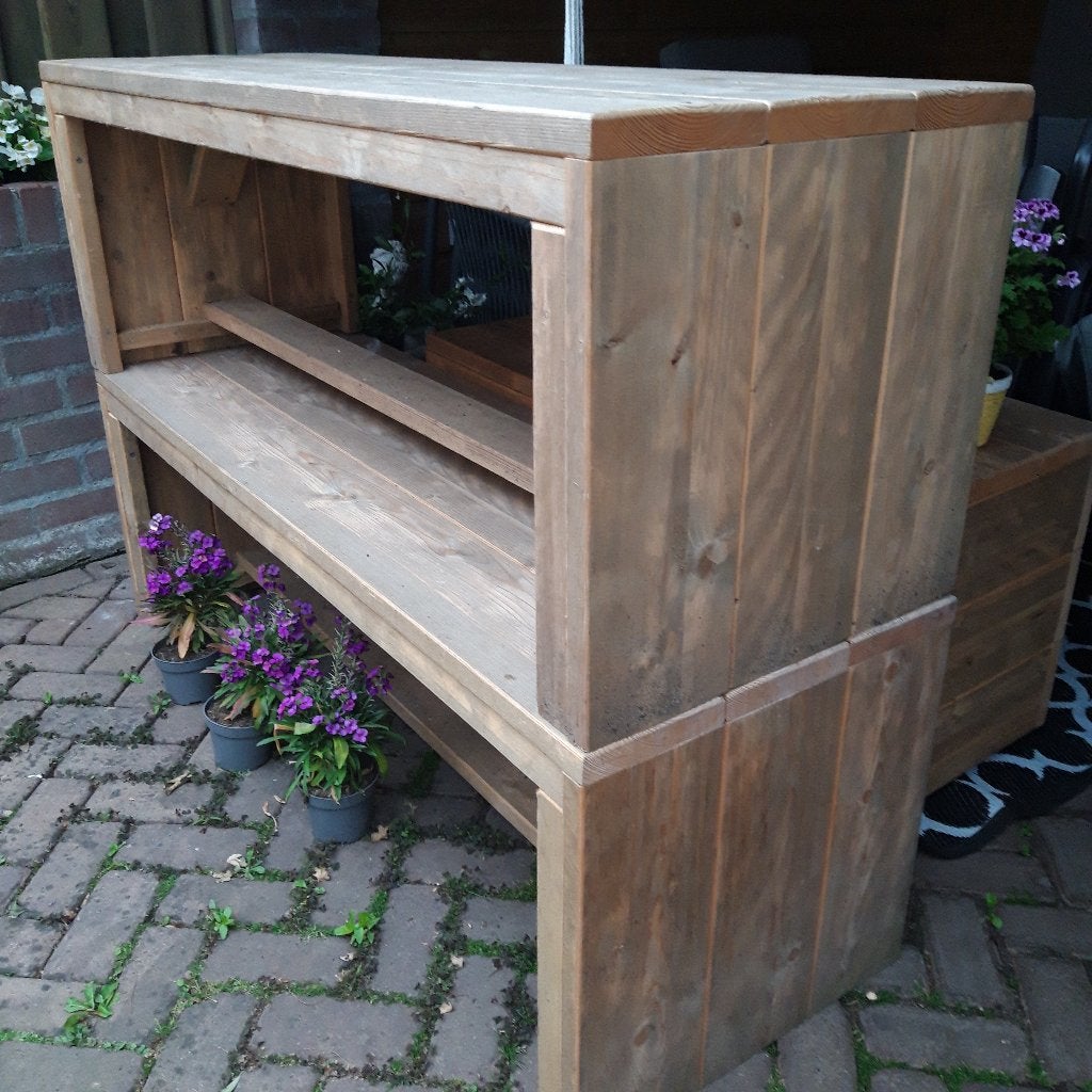 bankjes steigerhout, Ophalen, Hout