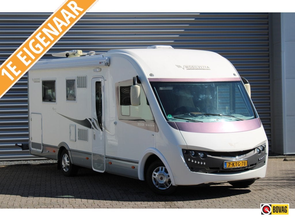 Mobilvetta K-Yacht 89 MH Fiat 150PK Queensbed Integraal, Caravans en Kamperen, Ringverwarming, Fiat, Afzuigkap, 7 tot 8 meter