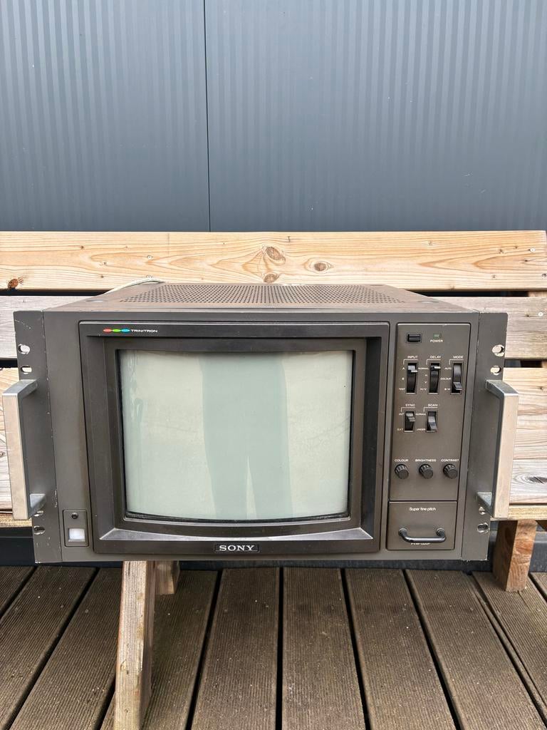 Sony Trinitron PVM-1320P Kleuren Videomonitor (1986) 13”, Audio, Tv en Foto, Vintage Televisies, Ophalen, Gebruikt, Minder dan 40 cm