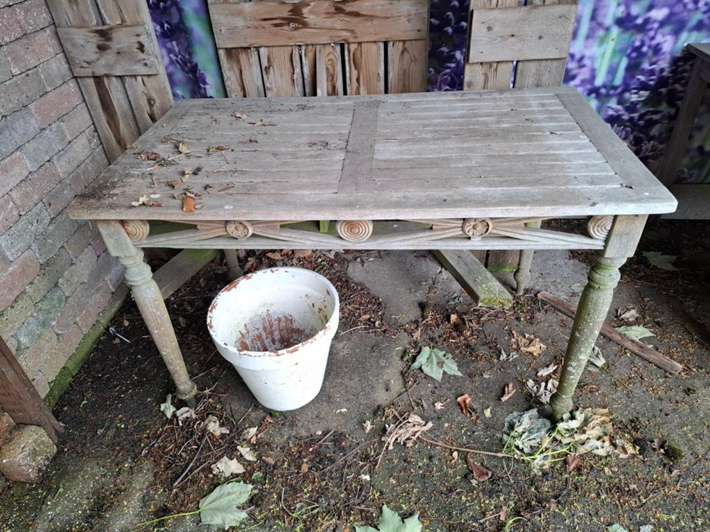 Diverse tuinmeubelen - Teakhout, Tuin en Terras, Gebruikt, Meer dan 8 zitplaatsen, Ophalen of Verzenden, Onbekend