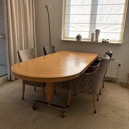 Design tafel Giorgetti - Chi Wong Li, Gebruikt, 200 cm of meer, 50 tot 100 cm, Vijf personen of meer
