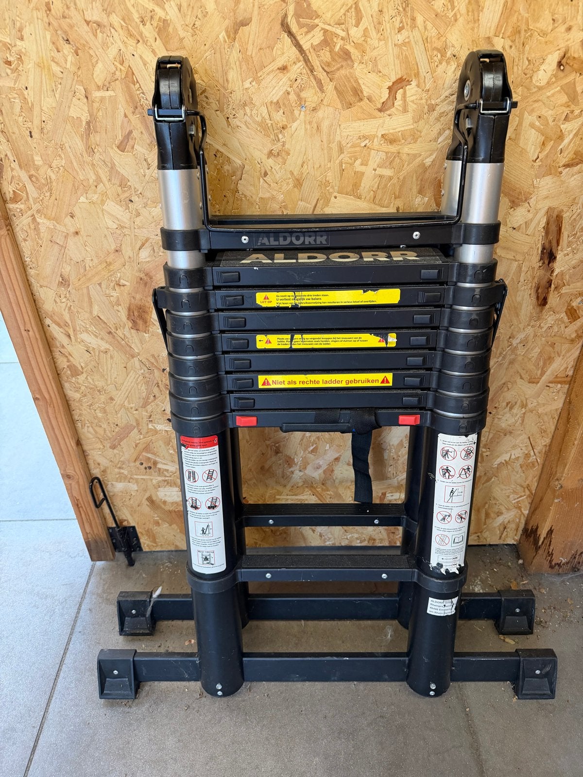 Telescoopladder, Ophalen, Ladder, 2 tot 4 meter