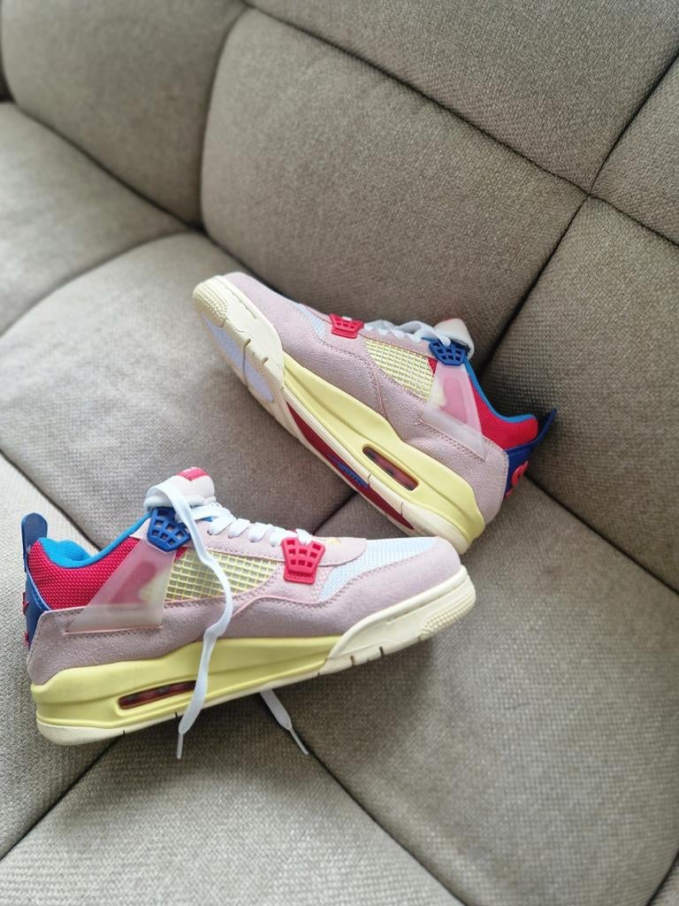 Nike Air Jordan 4 Retro Union Guava sneakers maat 41 zgan, Kleding | Heren, Schoenen, Overige kleuren, Air Jordan, Ophalen of Verzenden
