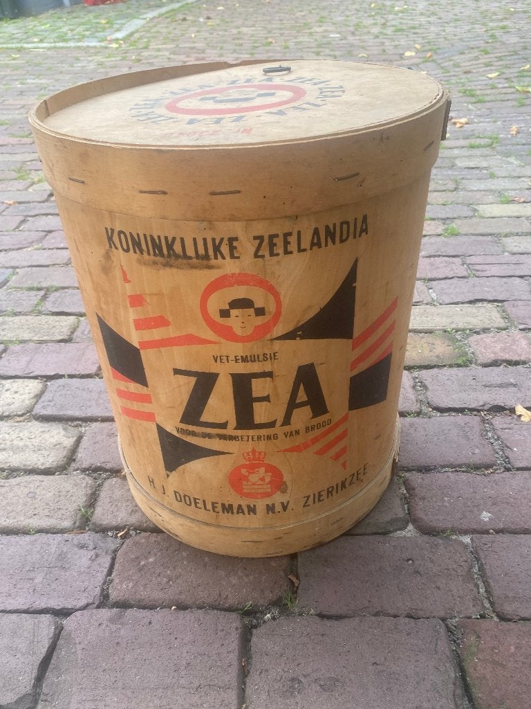 grote houten ton Zeelandia,reclame, Ophalen of Verzenden, Gebruikt, Gebruiksvoorwerp