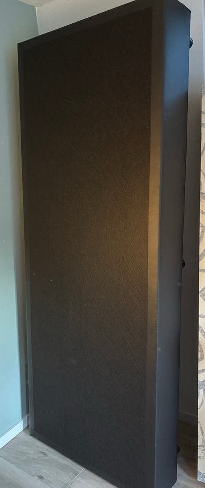 Eenpersoonsbed Boxspring 80x200 cm - zgan, Huis en Inrichting, Ophalen, Eenpersoons, Zwart, Zo goed als nieuw