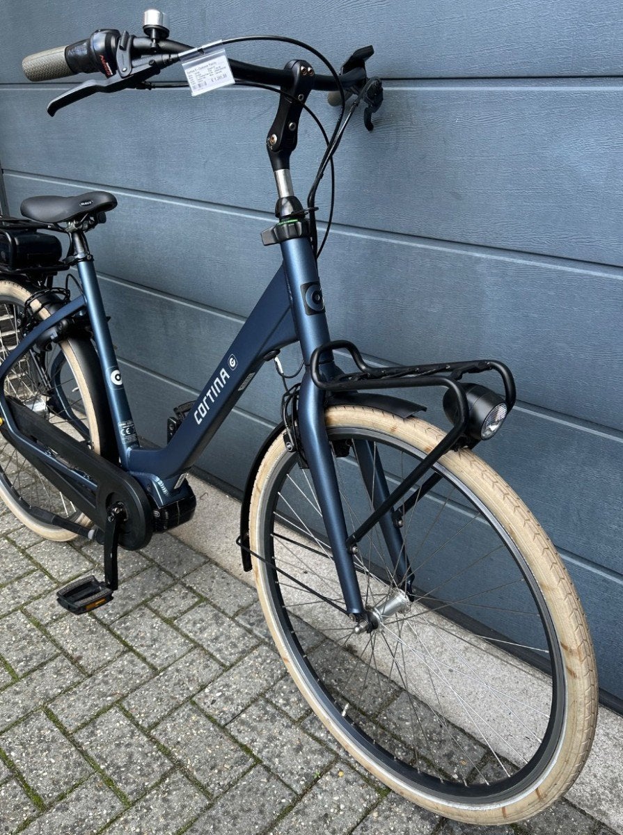 Cortina E-Common Family Dames Blauw 57cm, Fietsen en Brommers, Ophalen, Gebruikt, -, -
