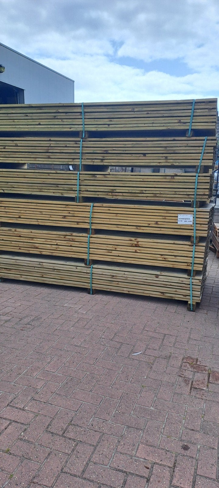Vlonderplanken, Ophalen, Nieuw, Hout