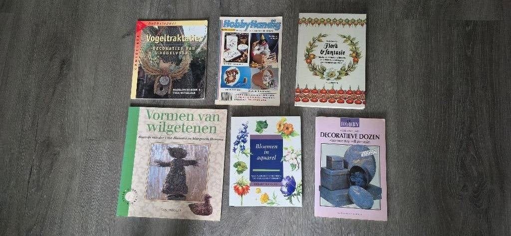 6 Hobbyboeken & Tijdschriften: Creatieve Inspiratie, Ophalen of Verzenden, Gelezen, Overige onderwerpen, Onbekend