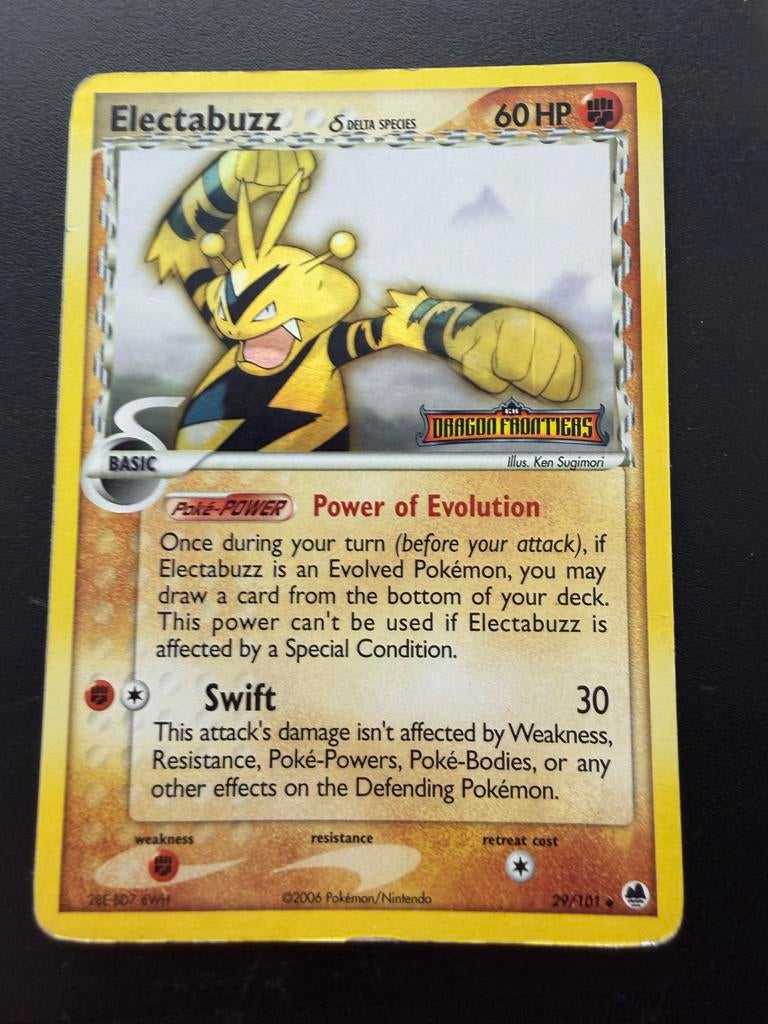Electabuzz Delta Species Pokémon Kaart (29/101), Ophalen of Verzenden, Gebruikt, Losse kaart