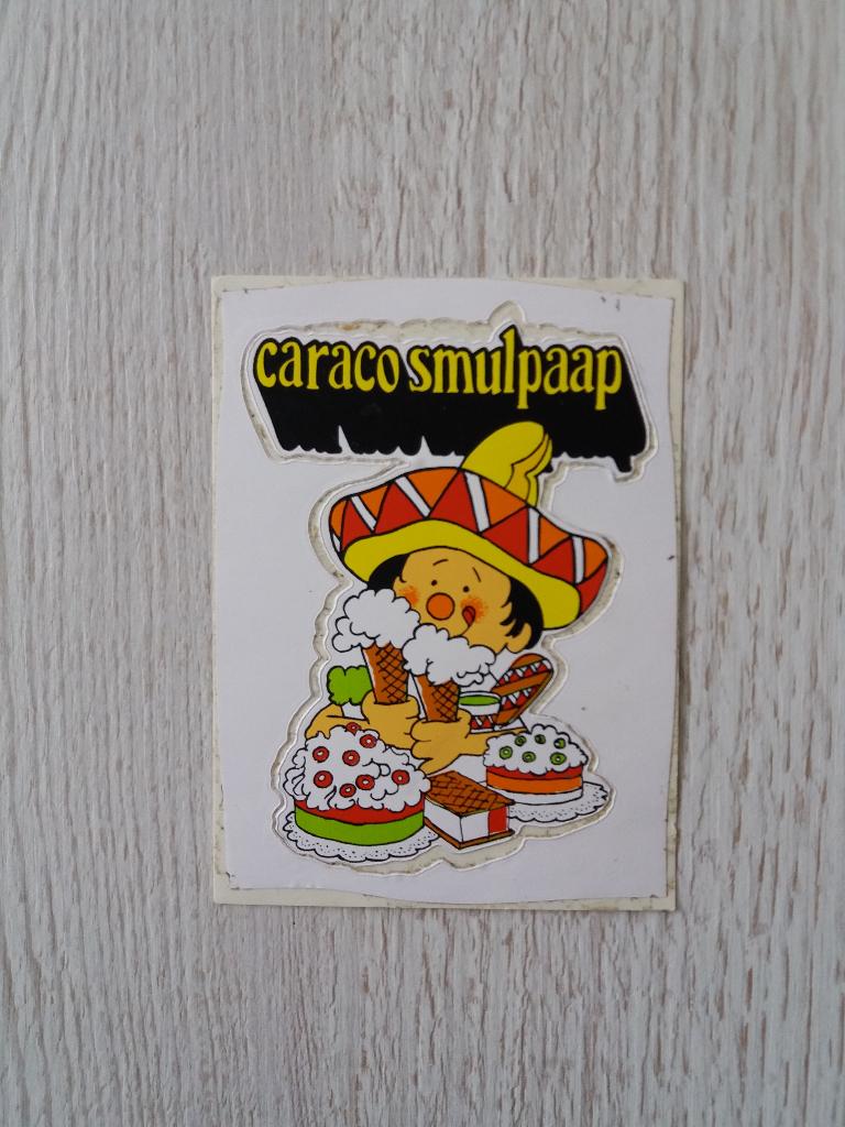 sticker caraco smulpaap, Ophalen of Verzenden, Zo goed als nieuw, Merk