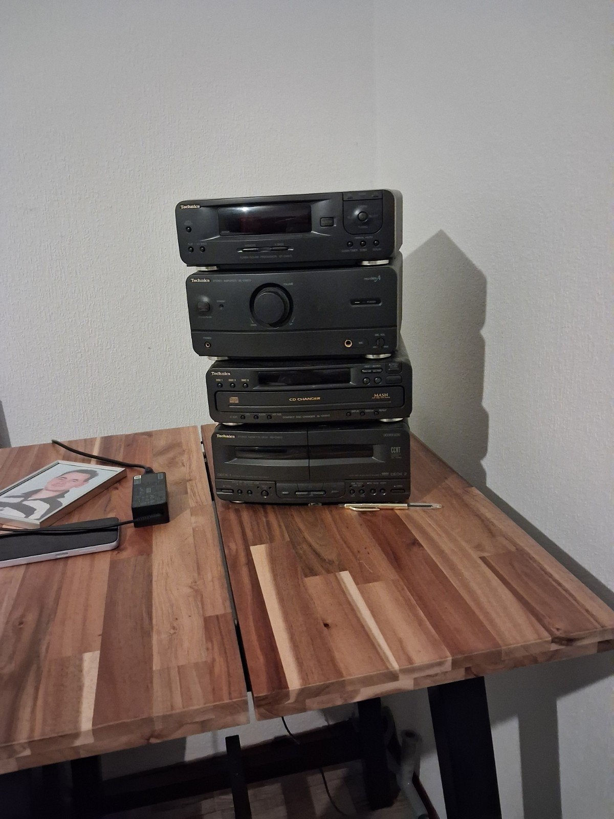 Technics Hifi Set met Sony Receiver en Teac Speakers, Audio, Tv en Foto, Ophalen