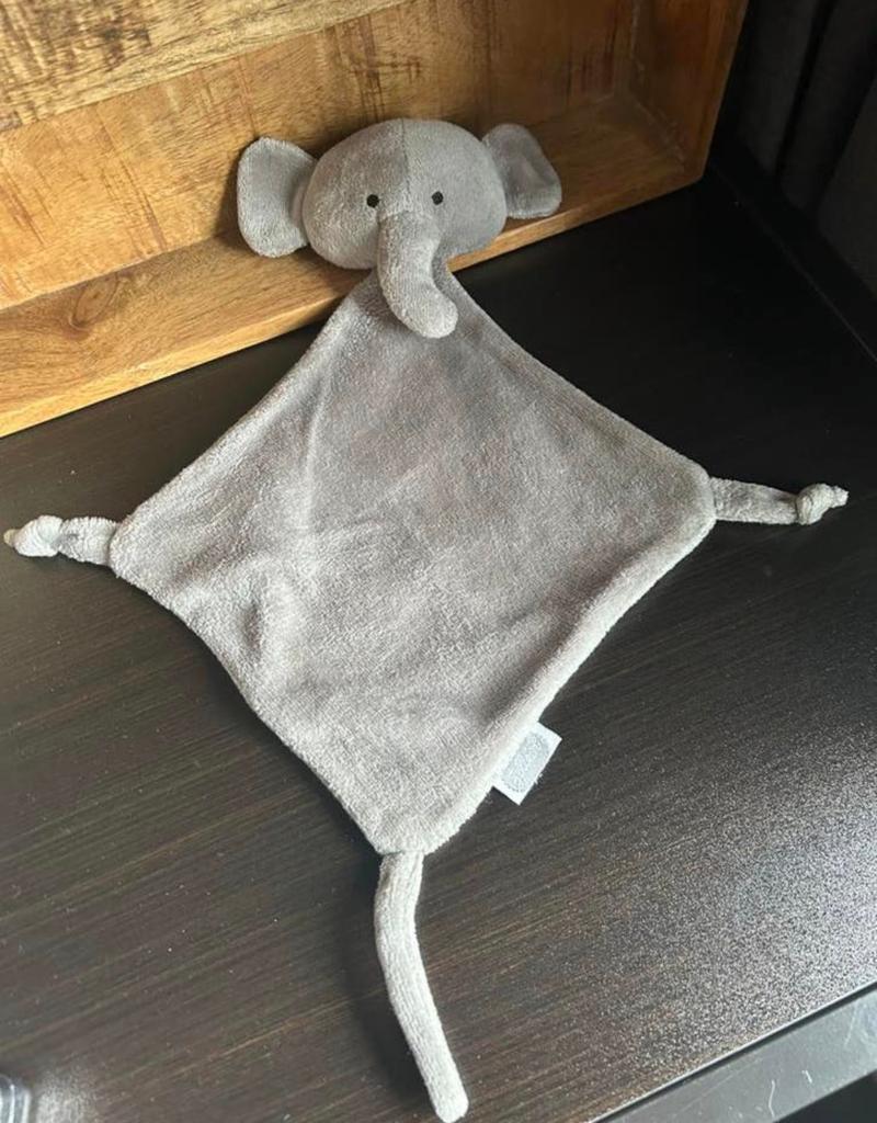 Jollein knuffeldoekje olifant knuffeldoek knuffel, Ophalen of Verzenden, Zo goed als nieuw, Overige typen