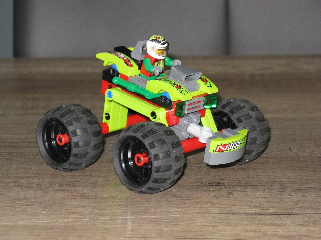 lego 9095 Nitro Predator met schietstoel, Ophalen of Verzenden, Gebruikt, Lego