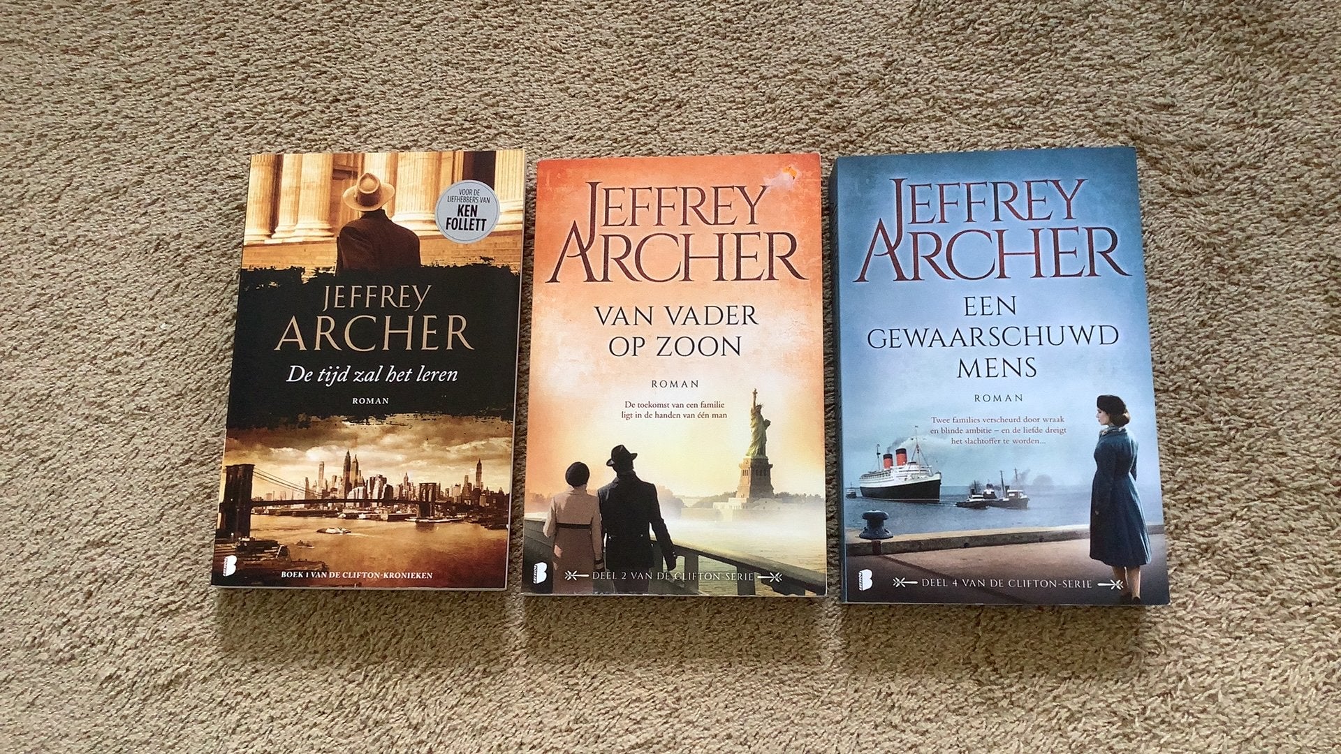 Jeffrey Archer, Clifton-Kronieken, 1 - 2 - 4: De tijd zal, Ophalen of Verzenden, Zo goed als nieuw